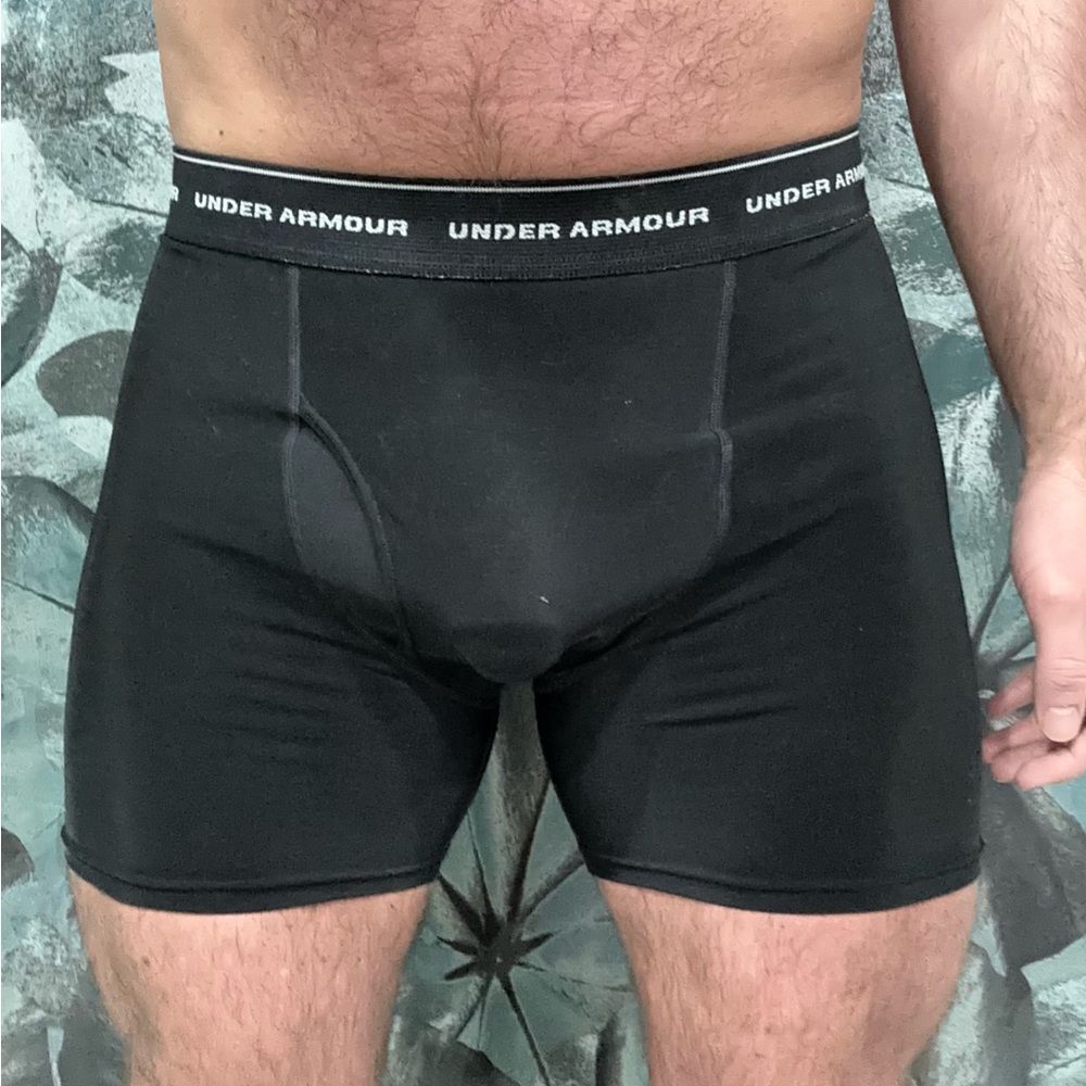 Old School Under Armour Micro Fiber Boxer Brief.